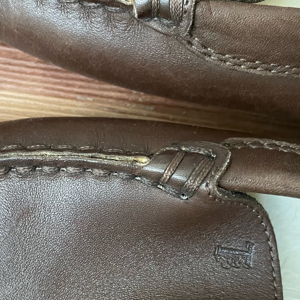 Tod's Women’s Dark Brown Leather Slip-Ons